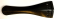 <b>PANAS</b> - BKVN 0941 Violin Tailpiece Hill Ebony – Black Fret 4/4  [113 mm]