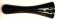 <b>PANAS</b> - BKVN 0809 Violin Tailpiece French Ebony – Black Fret - Persian Eye 4/4  [113 mm]