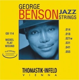 GB 021 GEORGE BENSON G Nickel Flat Wound 021