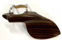 BKLA 0137 Viola Chinrest Varga Rosewood - Standard Nickel (35mm)