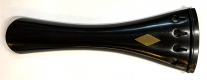 BKVN 0825 Violin Tailpiece French Ebony – Black Fret - Brass Rhombus 4/4  [113 mm]