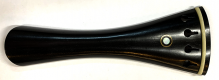 BKVN 0845 Violin Tailpiece French Ebony – Ivory(Bone) Fret - Persian Eye 4/4  [113 mm]
