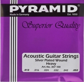 307100 ACOUSTIC Silver-plated SET [012-052], Heavy