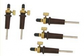 ENDPIN CELLO  53262 STEEL ROD ROSEWOOD GOLD