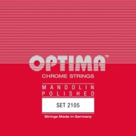 2105 CHROME RED Mandolin Set (8 stg)